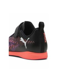 Puma - Młodzieżowe halowe buty piłkarskie FUTURE 8 PLAY IT V PUMA. Kolor: biały, czerwony, wielokolorowy, czarny. Sport: piłka nożna
