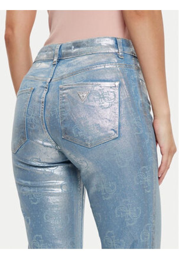 Guess Jeansy W5RA0J D5JS1 Niebieski Regular Fit. Kolor: niebieski