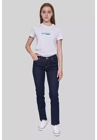 Lee - LEE MARION STRAIGHT DAMSKIE SPODNIE JEANSOWE RINSE L301FRFH 112105808 #2
