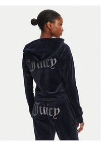 Juicy Couture Bluza Madison JCWA122001 Granatowy Slim Fit. Kolor: niebieski. Materiał: syntetyk #5