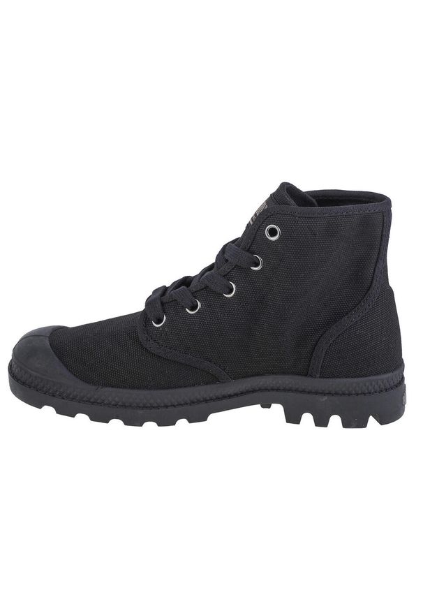 Buty sportowe Sneakersy damskie, Palladium Pampa Hi. Kolor: czarny, wielokolorowy. Materiał: materiał, guma, syntetyk. Sport: turystyka piesza