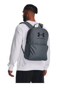 Plecak miejski uniseks Under Armour UA Loudon Backpack - niebieski. Kolor: niebieski. Materiał: poliester. Wzór: napisy #1