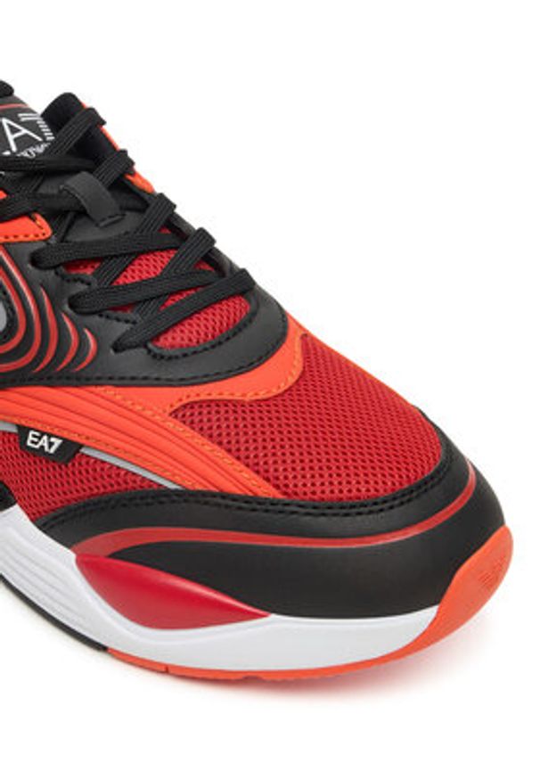EA7 Emporio Armani Sneakersy 7X000309 AF18448 MZ235 Kolorowy. Materiał: skóra. Wzór: kolorowy