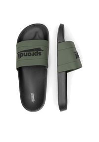 Sprandi Klapki WATERCRUMB MO-865695 Khaki. Kolor: brązowy. Materiał: materiał, syntetyk