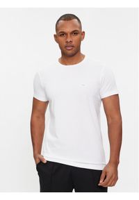 Calvin Klein T-Shirt K10K112724 Biały Slim Fit. Kolor: biały. Materiał: bawełna