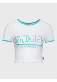 Von Dutch T-Shirt Ami 6230070 Biały Regular Fit. Kolor: biały. Materiał: bawełna #1
