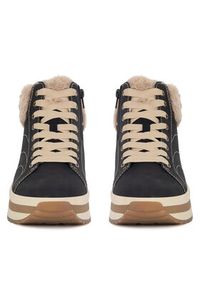 Rieker Revolution Lifestyle Botki W0961-01 Czarny. Kolor: czarny. Materiał: skóra, nubuk