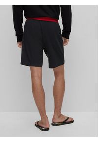 Hugo Szorty piżamowe 50480590 Czarny Regular Fit. Kolor: czarny. Materiał: bawełna #4