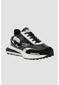 Karl Lagerfeld - KARL LAGERFELD Czarne sneakersy Zone Ikon Lo Runner, Rozmiar 40. Kolor: czarny