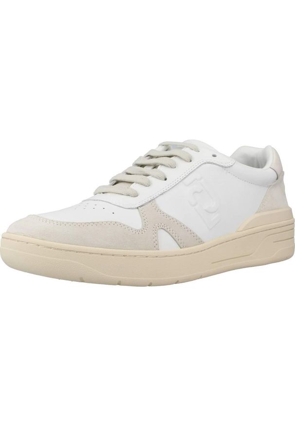 Liu Jo - Kapcie LIU-JO WALKER 01 SNEAKER Biały. Kolor: biały. Materiał: tkanina, skóra. Sport: turystyka piesza