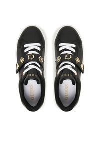 Guess Sneakersy FLTDRI ELE12 Czarny. Kolor: czarny. Materiał: skóra