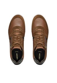 Geox Sneakersy U Renan U554GA 02285 C6003 Brązowy. Kolor: brązowy. Materiał: skóra, zamsz