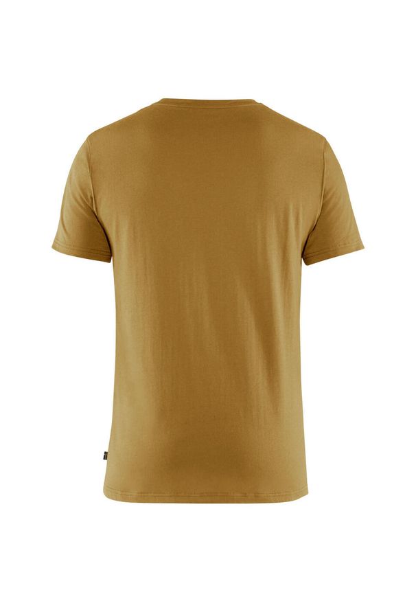 Fjällräven - Koszulka szybkoschnąca męska Fjallraven Logo T-shirt. Kolor: żółty