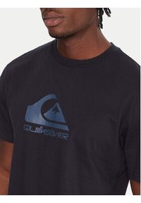 Quiksilver T-Shirt Ev Comp Logo EQYZT08182 Granatowy Regular Fit. Kolor: niebieski. Materiał: bawełna