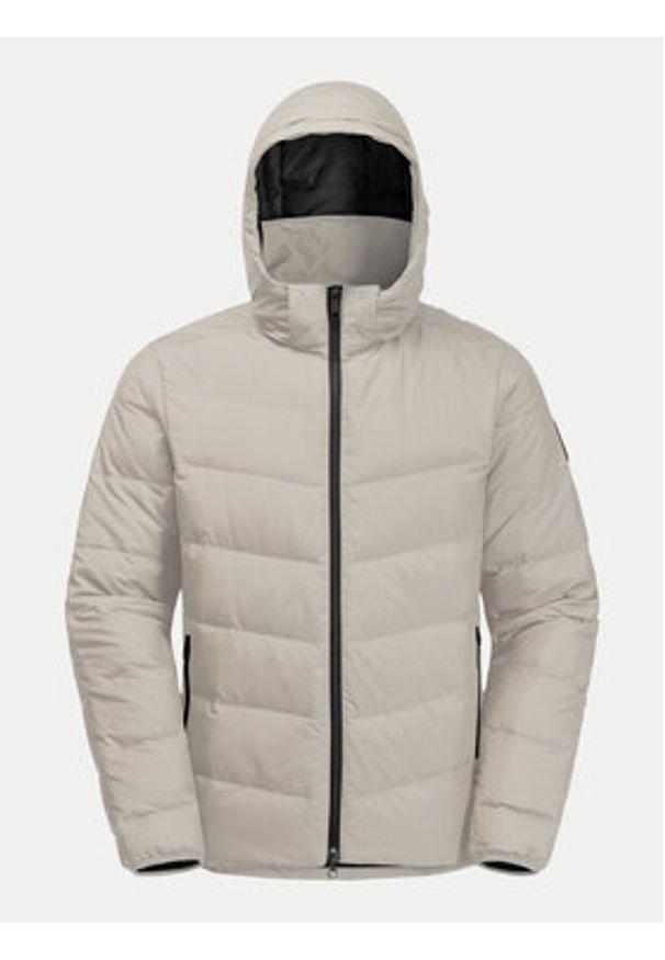 Jack Wolfskin Kurtka puchowa Colonius 1207431 Szary Regular Fit. Kolor: szary. Materiał: syntetyk