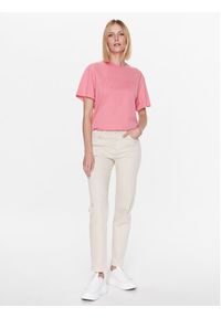Trussardi Jeans - Trussardi T-Shirt 56T00565 Różowy Regular Fit. Kolor: różowy. Materiał: bawełna #4