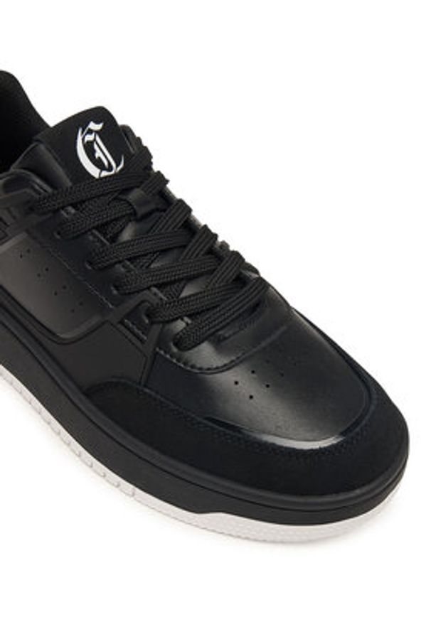 Just Cavalli Sneakersy 80QA3SM2 ZPC24 Czarny. Kolor: czarny. Materiał: skóra