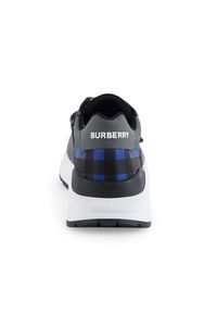 Burberry - BURBERRY - Sneakersy Ramsey Story. Nosek buta: okrągły. Zapięcie: rzepy. Kolor: niebieski. Materiał: guma, materiał. Wzór: kratka #5