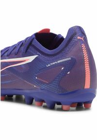 Puma - Buty piłkarskie ULTRA 5 MATCH MG PUMA Lapis Lazuli White Sunset Glow Blue Pink. Kolor: biały, różowy, niebieski, wielokolorowy. Sport: piłka nożna