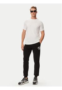 Karl Lagerfeld Jeans Spodnie dresowe B3M10013 Czarny Slim Fit. Kolor: czarny. Materiał: bawełna #5