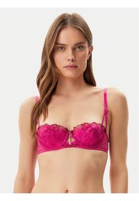 Guess Biustonosz z fiszbiną O5GC10 KCQ80 Czerwony. Kolor: czerwony. Materiał: syntetyk #1