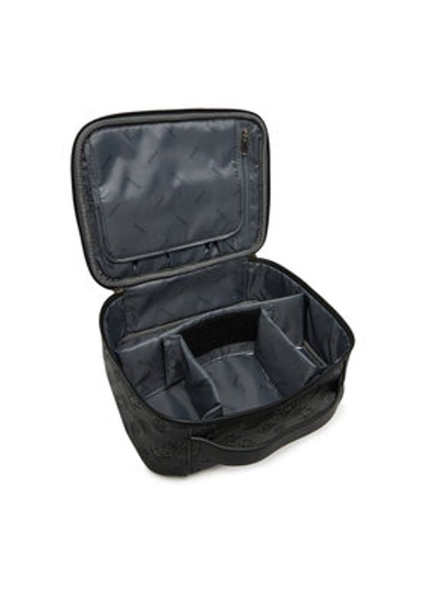 Guess Kosmetyczka TWDP74 52045 Czarny. Kolor: czarny. Materiał: skóra