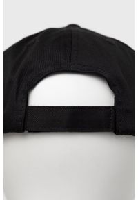 Emporio Armani czapka bawełniana 627866.2R554 kolor czarny z aplikacją. Kolor: czarny. Materiał: bawełna. Wzór: aplikacja #3