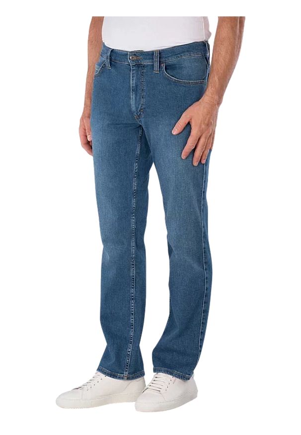 Męskie Spodnie Jeansowe Mustang Style Tramper Straight Denim Blue 1016437 5000 700