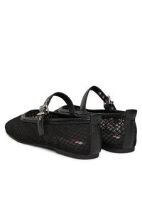 Tommy Jeans Baleriny Tjw Mesh Maryjane Ballerina EN0EN02872 Czarny. Kolor: czarny. Materiał: materiał #6