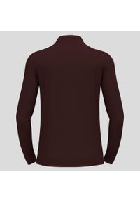 Bluza termoaktywna męska Odlo Merino 260 BL Top Turtle Neck LS Half Zip. Kolor: czerwony. Sport: bieganie