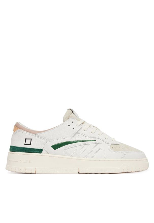 D.A.T.E. Sneakersy Torneo M441-TO-CO Biały. Kolor: biały. Materiał: skóra