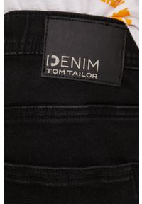 Tom Tailor szorty jeansowe męskie kolor czarny. Okazja: na co dzień. Kolor: czarny. Materiał: jeans. Styl: casual #4