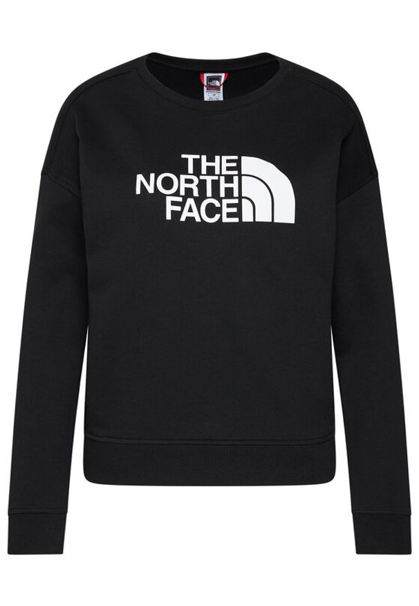 The North Face Bluza Drew Peak Crew NF0A3S4G Czarny Regular Fit. Kolor: czarny. Materiał: bawełna