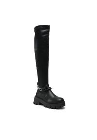Muszkieterki Tamaris 1-25625-29 Black 001. Kolor: czarny. Materiał: skóra #1