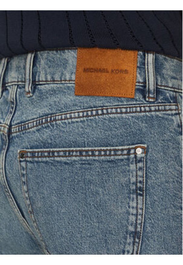 Michael Kors Jeansy CS5900KHP3 Niebieski Straight Fit. Kolor: niebieski