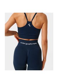 Biustonosz bezszwowy Carpatree Allure granatowy. Kolor: niebieski. Sport: fitness #2