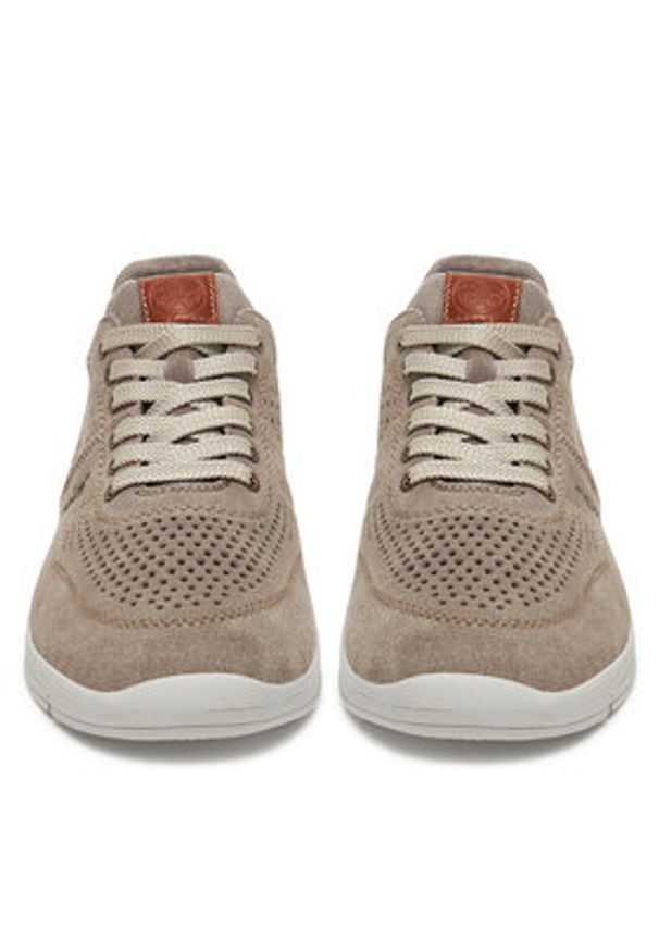 Rieker Sneakersy CEO-16415-42 Szary. Kolor: szary. Materiał: skóra, zamsz