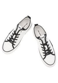 Białe Trampki Karl Lagerfeld Edycja Limitowana Premium. Okazja: na co dzień. Kolor: biały. Szerokość cholewki: normalna. Styl: elegancki, casual, klasyczny #5
