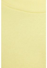 Answear Lab bluza bawełniana damska kolor żółty gładka. Kolor: żółty. Materiał: bawełna. Długość rękawa: długi rękaw. Długość: długie. Wzór: gładki. Styl: wakacyjny