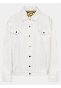 Michael Kors Kurtka jeansowa MR4104U80V Biały Relaxed Fit. Kolor: biały. Materiał: bawełna #1