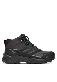 Adidas - adidas Trekkingi Terrex Skychaser AX5 Mid GORE-TEX JQ2219 Szary. Kolor: szary. Materiał: materiał