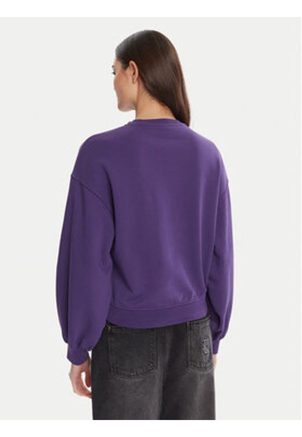 Pinko - PINKO Bluza Maliardo 105510 A2RB Fioletowy Regular Fit. Kolor: fioletowy. Materiał: bawełna