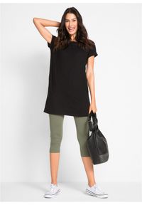 bonprix - Legginsy rybaczki (2 pary w opak.). Okazja: na co dzień. Kolor: zielony. Styl: casual #3