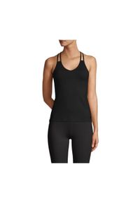 CASALL - Koszulka Casal V-Neck Racerback Sportowa Damska Oddychająca do Jogi. Kolor: czarny. Sport: joga i pilates