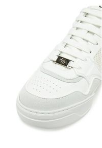 Philipp Plein - PHILIPP PLEIN Sneakersy SAES MSC4017 PLE010N01 Biały. Kolor: biały. Materiał: skóra #6