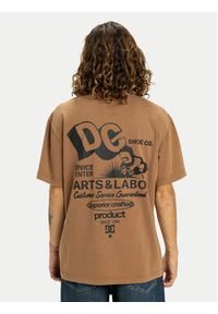 DC Shoes T-Shirt Parts Dep EDYZT04366 Brązowy Regular Fit. Kolor: brązowy. Materiał: bawełna #3