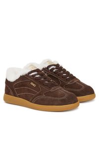 Liu Jo Sneakersy Connor 01 BF5069 PX770 Brązowy. Kolor: brązowy. Materiał: zamsz, skóra #4
