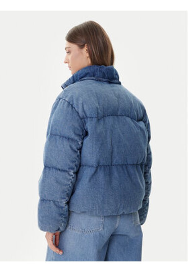 Levi's® Kurtka puchowa Western Bubble 003MD-0000 Niebieski Relaxed Fit. Kolor: niebieski. Materiał: bawełna
