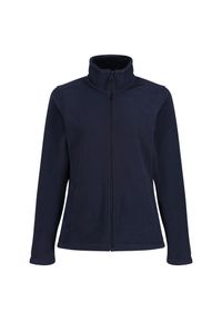 Regatta - Damska Bluza Polarowa Micro Z Pełnym Zamkiem Błyskawicznym. Kolor: niebieski, wielokolorowy, zielony. Materiał: polar. Sezon: zima. Styl: sportowy. Sport: turystyka piesza #1