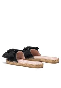 Manebi Espadryle Sandals With Bow K 1.0 J0 Czarny. Kolor: czarny. Materiał: zamsz, skóra #5